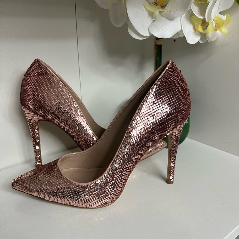 Aldo shoes Elegant Sequin Stiletto Heels - Picture 3 of 8